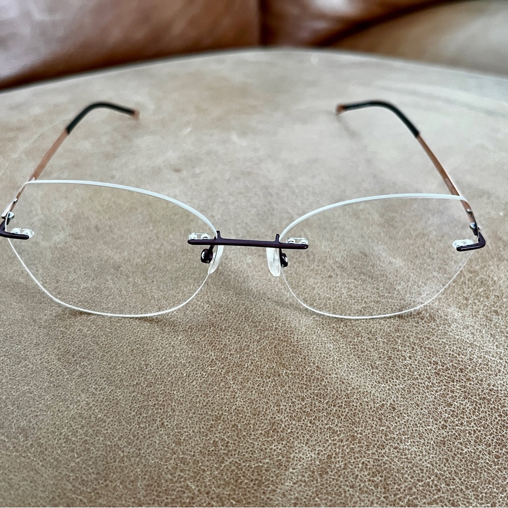NWOT Morel Rimless Reading Glasses UV Blue Light